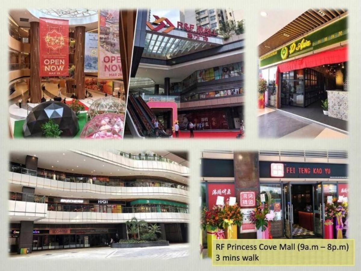 Seaview Condo Near Rf Mall, Food Court & Free Netflix Johor Bahru Exteriér fotografie